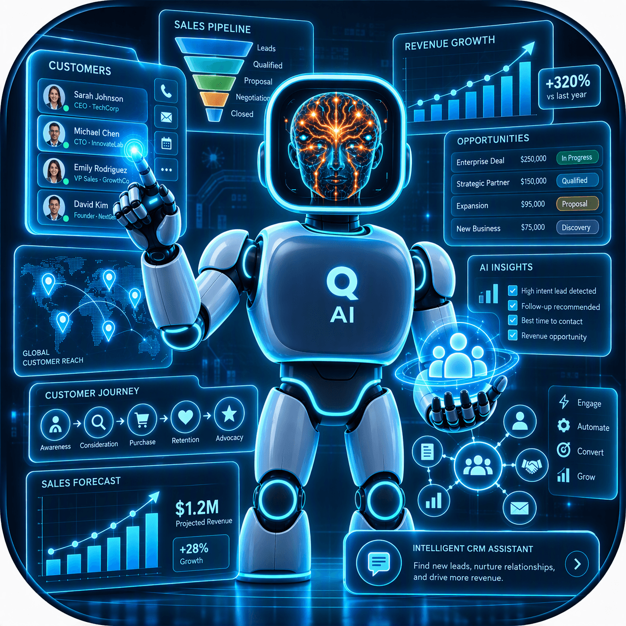 Quantum CRM product artwork