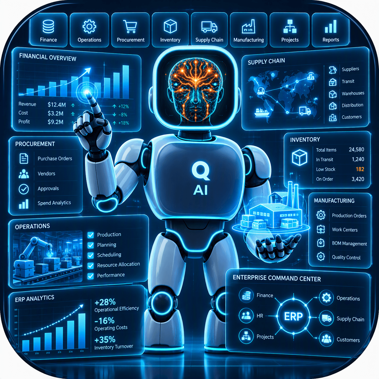 Quantum ERP product artwork