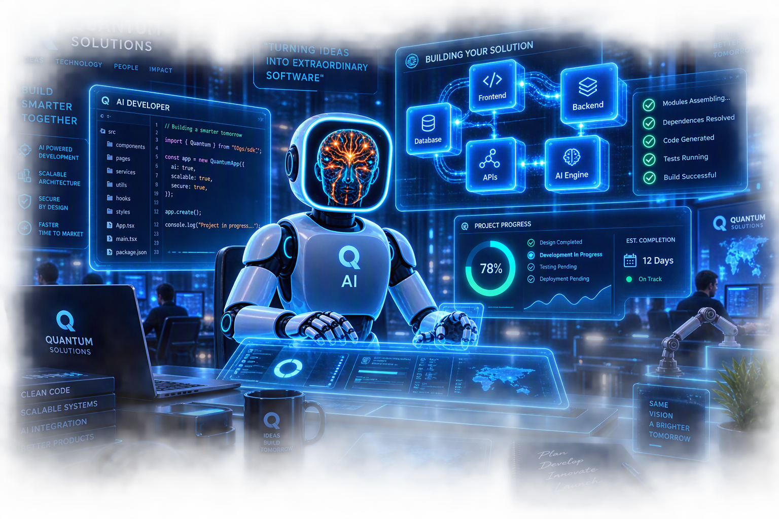 Project development illustration